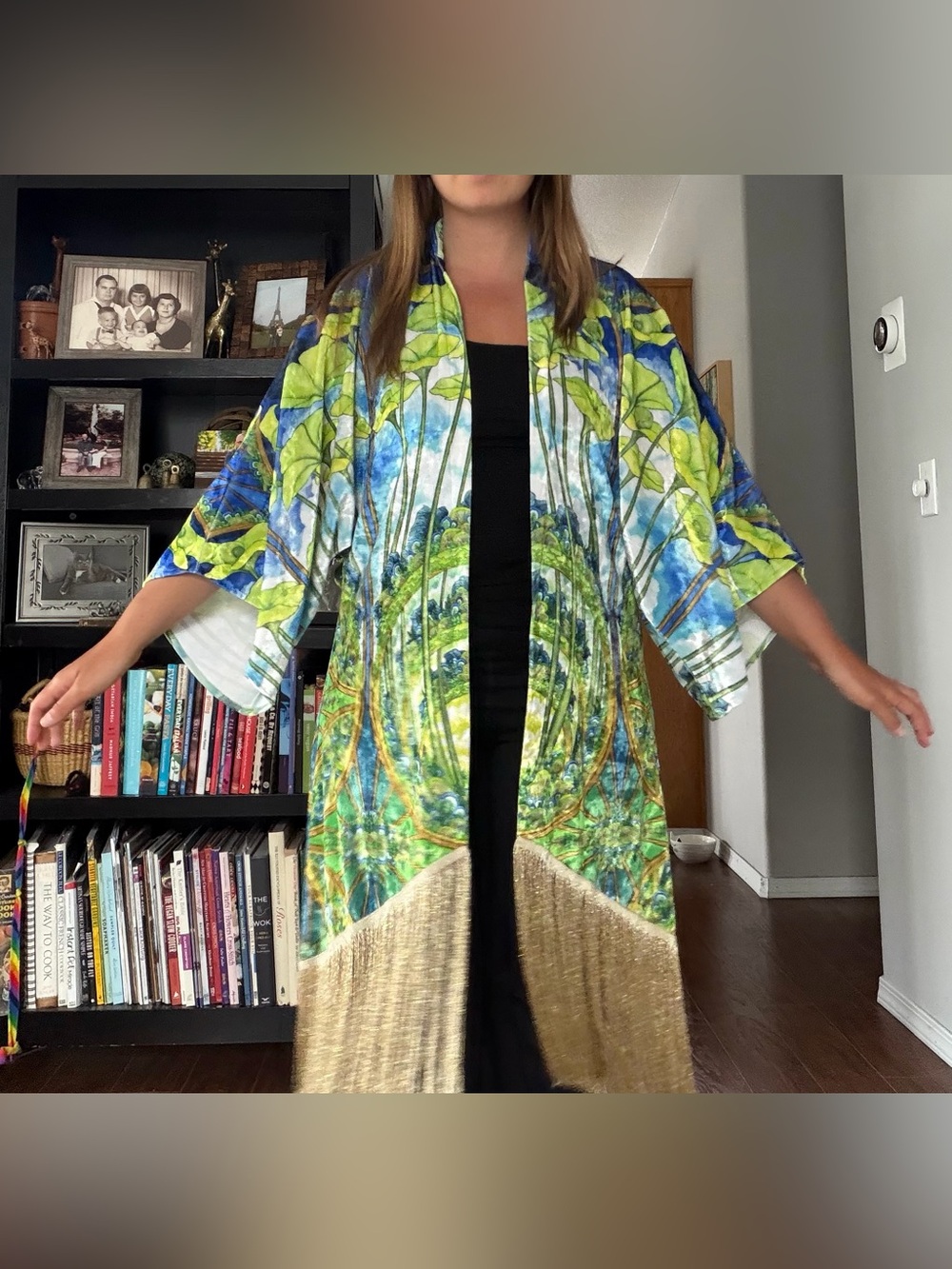 Warrior Within Designs Crushed Velvet Kimono